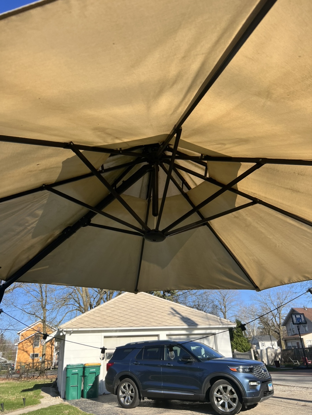 Used Pulk 120" Cantilever Umbrella - photo 3