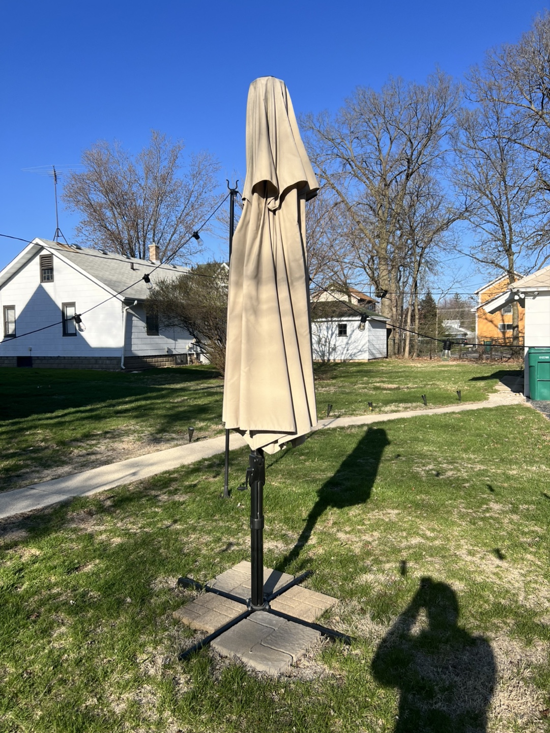 Used Pulk 120" Cantilever Umbrella