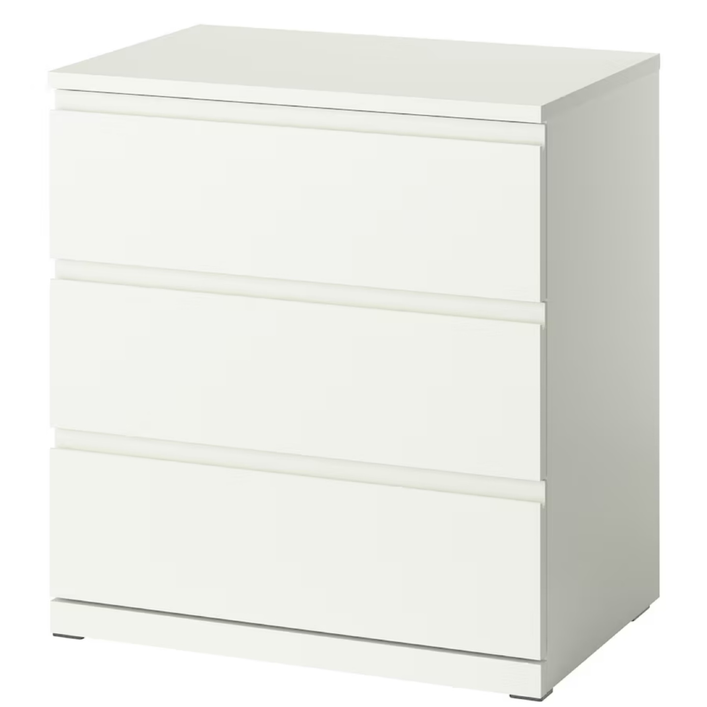 IKEA MALM 3-Drawer Chest White - photo 2