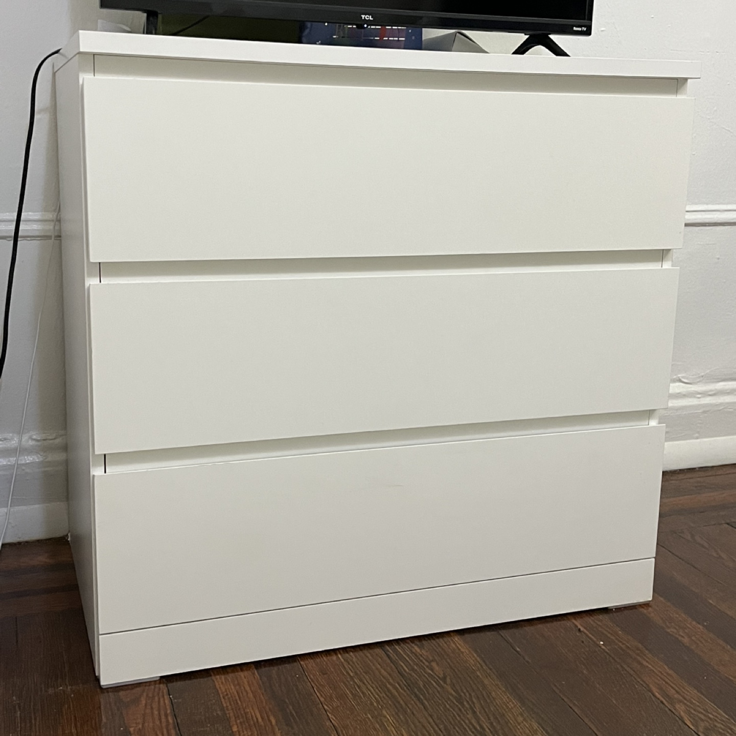 IKEA MALM 3-Drawer Chest White - photo 4