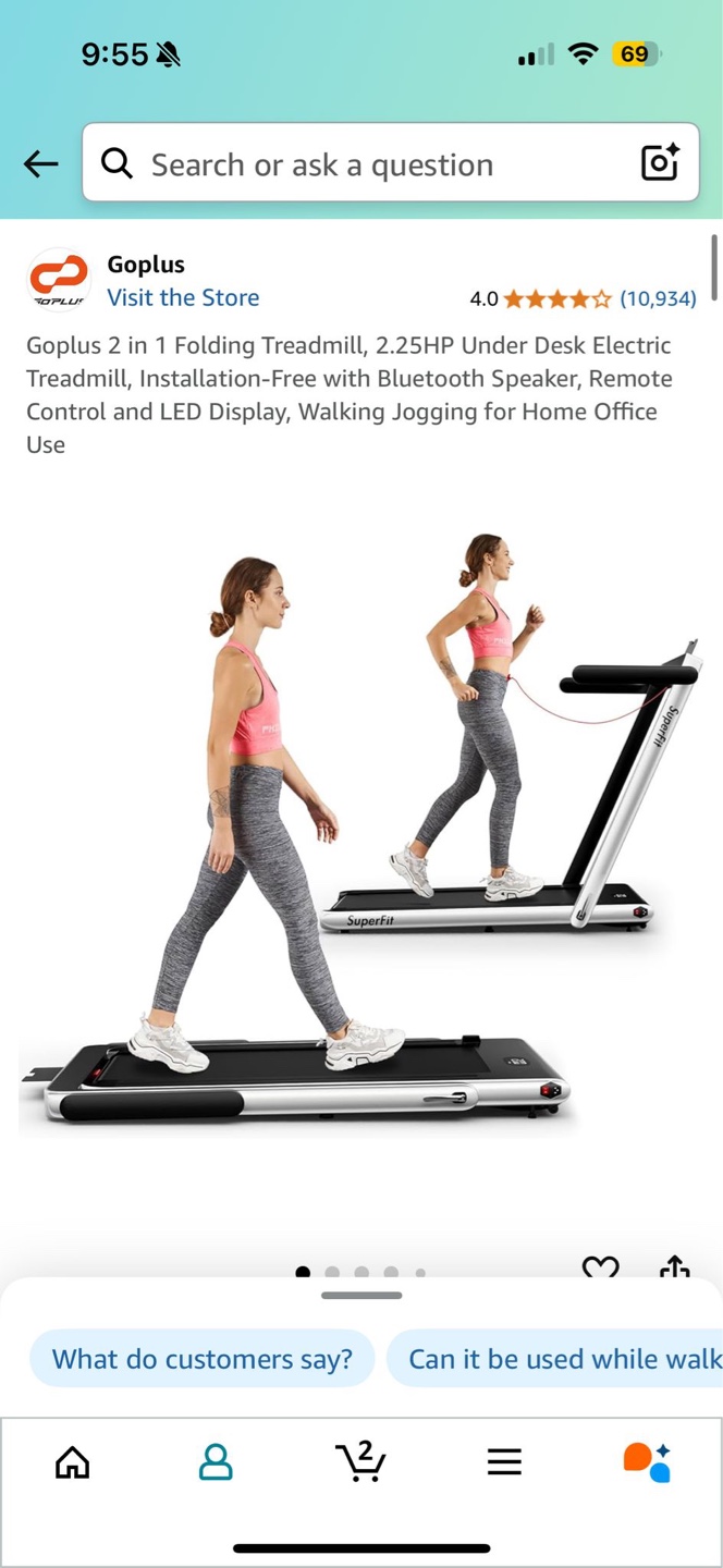 Treadmill, Elliptical (Workout Machines)