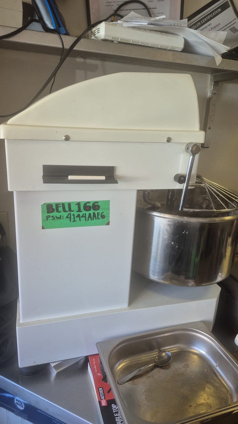 Eurodib Spiral Mixer - Model LM20T