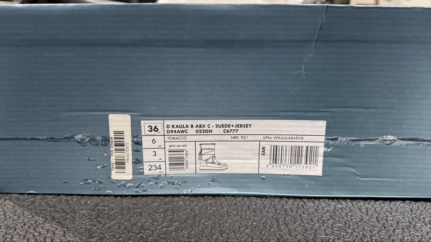 GeoX Women's Brown Suede Snow Boots Size 6 - photo 2