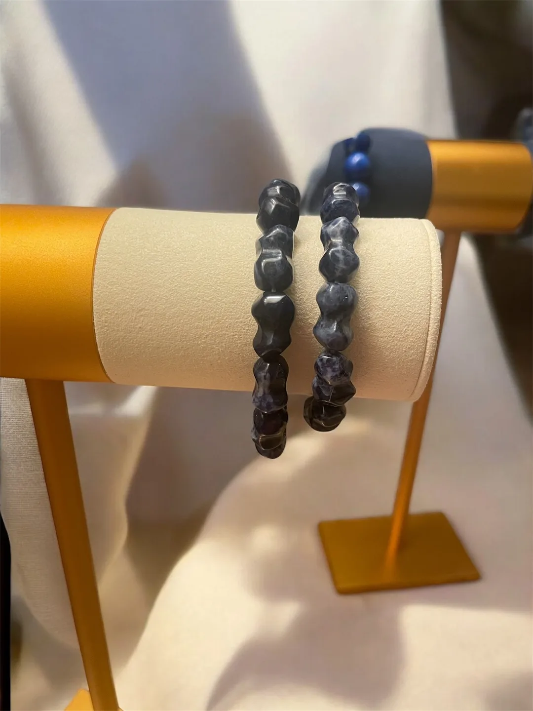 Two Sodalite Beaded Bracelets thumbnail