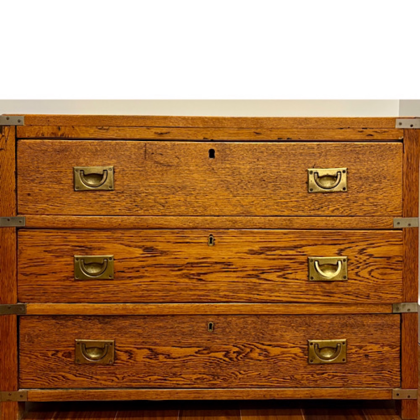 FINAL WEEK! Antique Wooden Campaign Chest