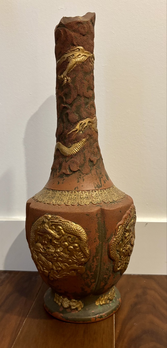 Antique Asian Dragon Vase - photo 2