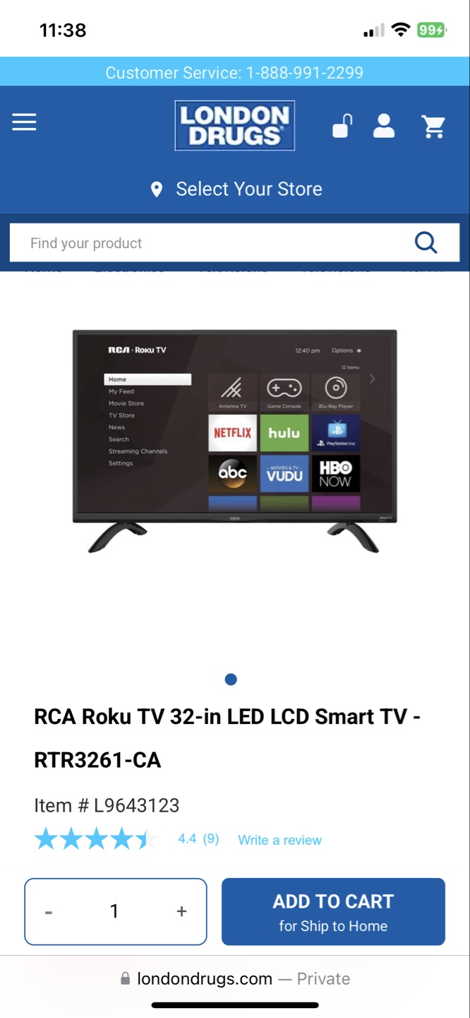 RCA Roku 32-inch 4K Smart TV - photo 2