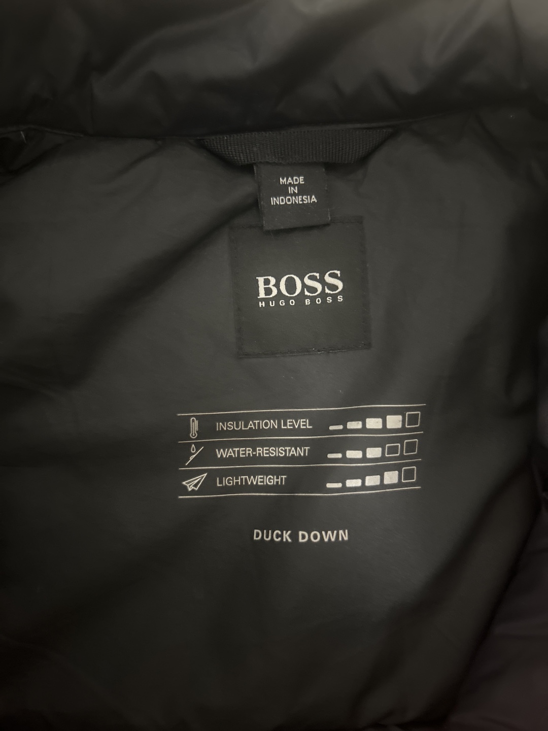 Hugo Boss Red and Black Padded Jacket - photo 3