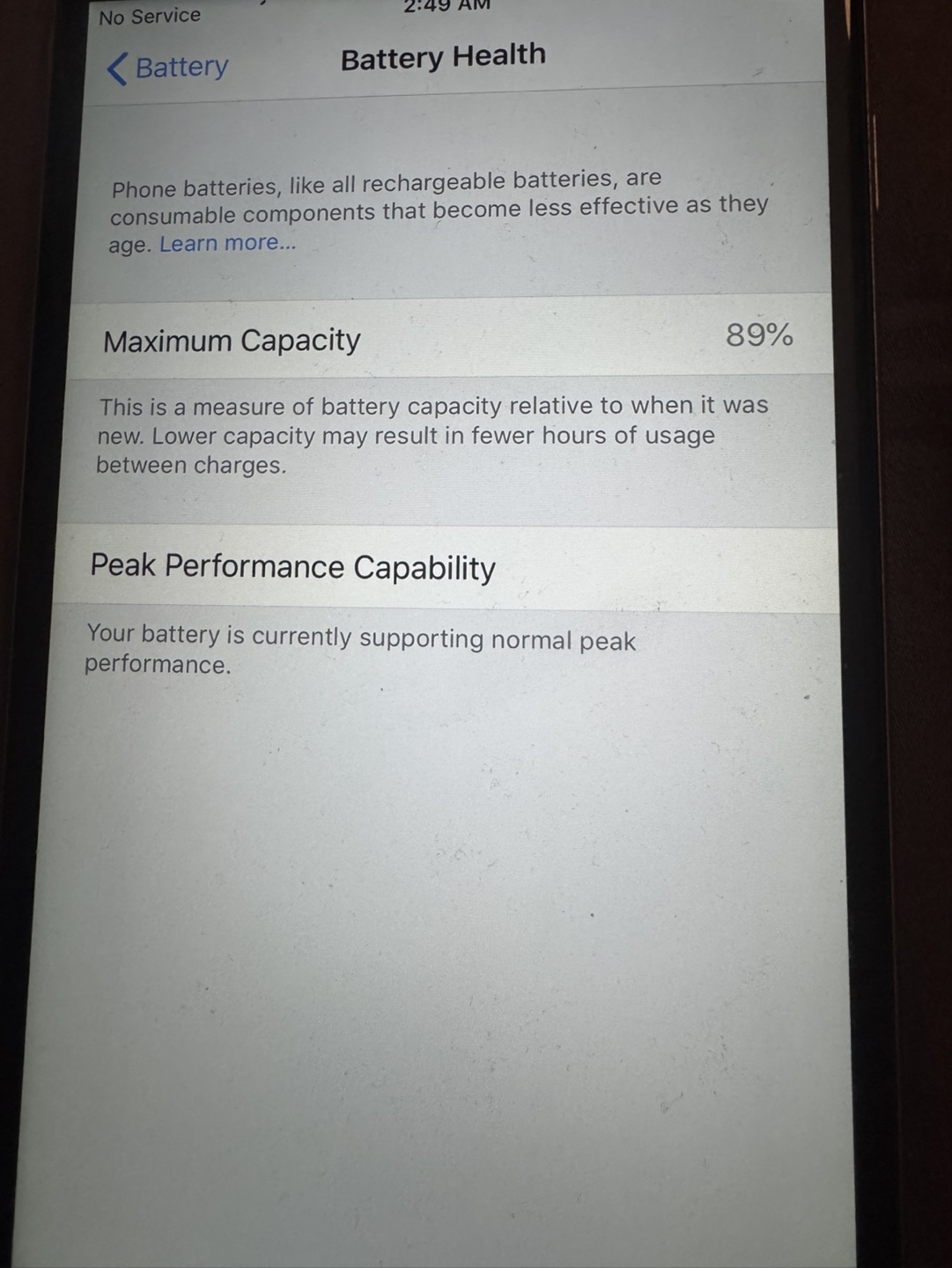 iPhone 6 Plus - 89% Battery Health - photo 2