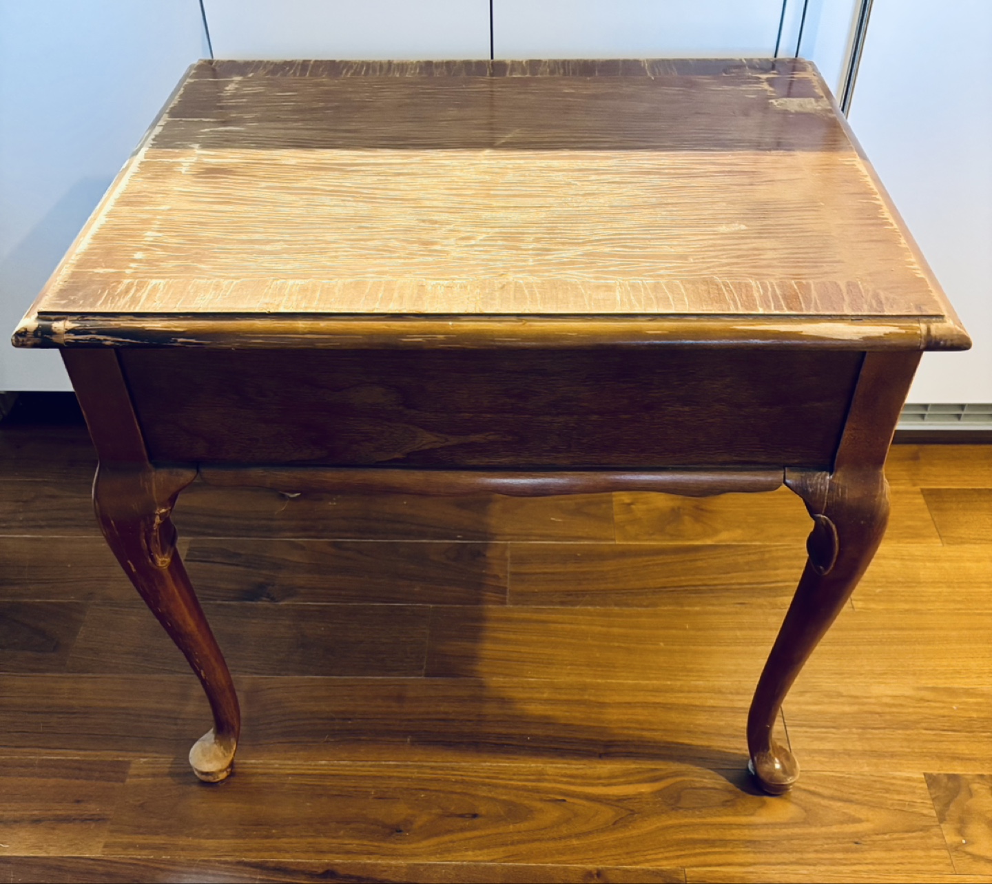 FREE! Vintage Wooden End Table with Drawer - photo 4