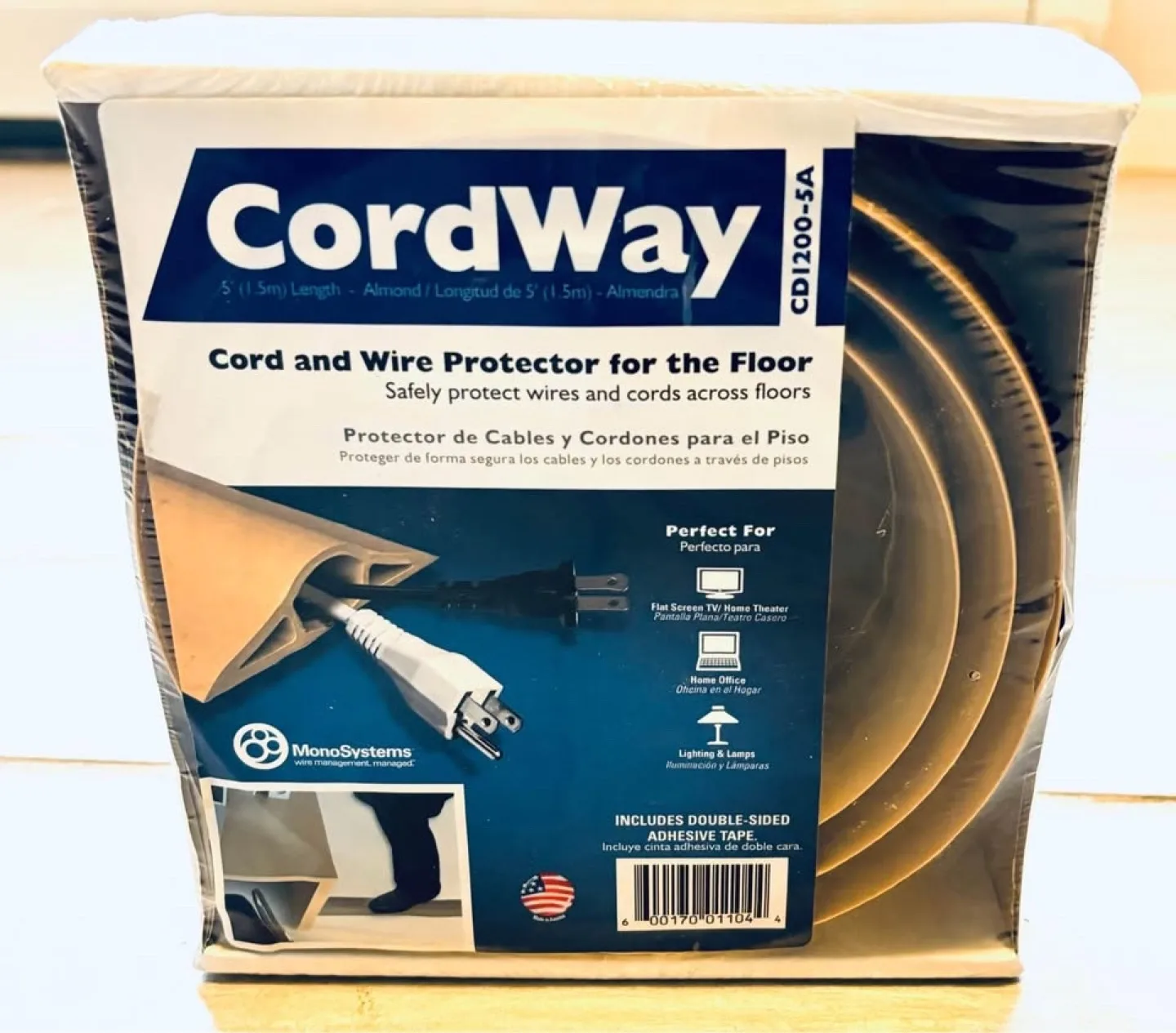 5’ Cord & Wire Protector for the floor image indicator(2)