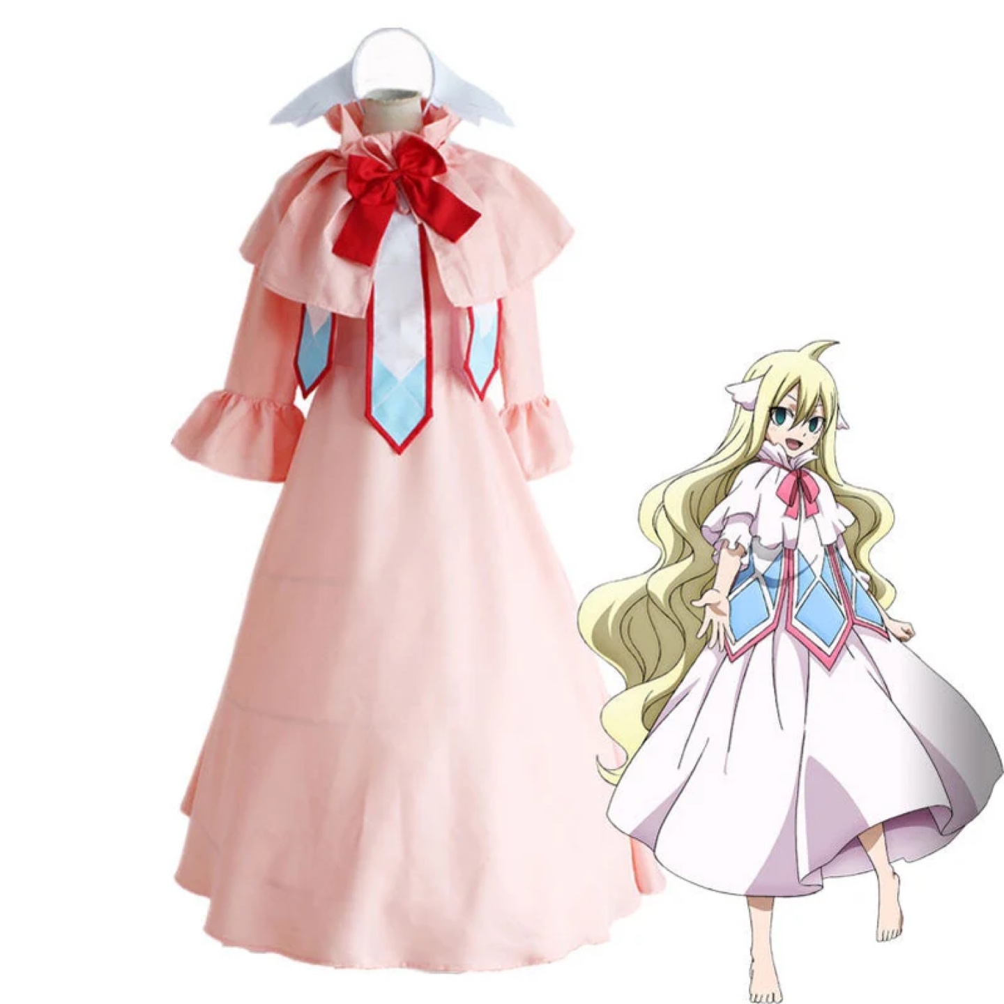 Mavis Vermillion Fairy Tail Cosplay Costume & Wig - photo 3