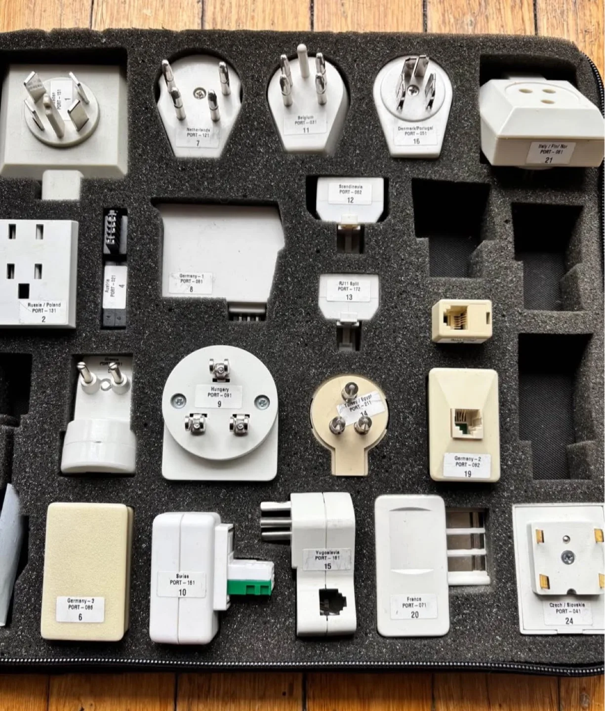 20 Piece Electrical Voltage Converter / Power Adapter Set image indicator(3)