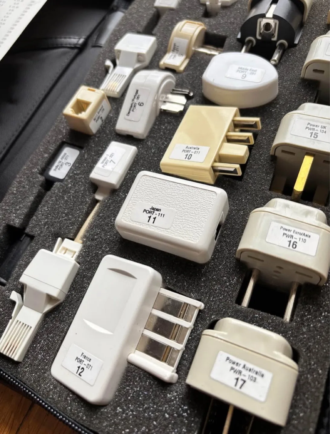 17 Piece Electrical Voltage Converter / Power Adapter Travel Set image indicator(3)