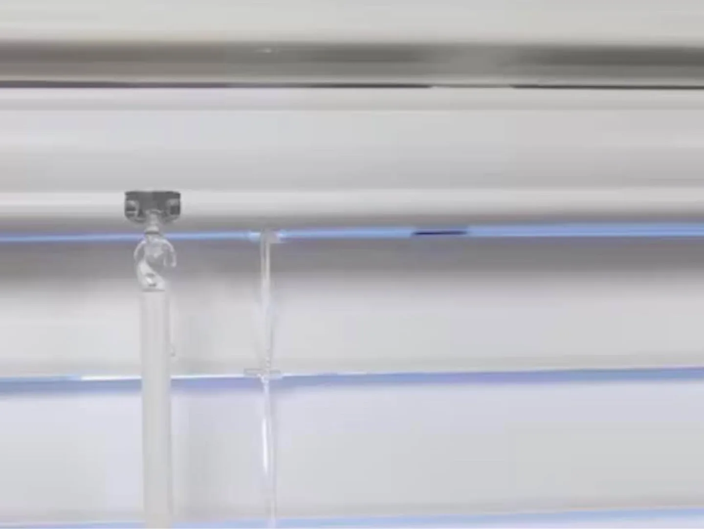 White Faux Wood Blinds 33.5” x 64” (adjustable to 35” wide) image indicator(7)