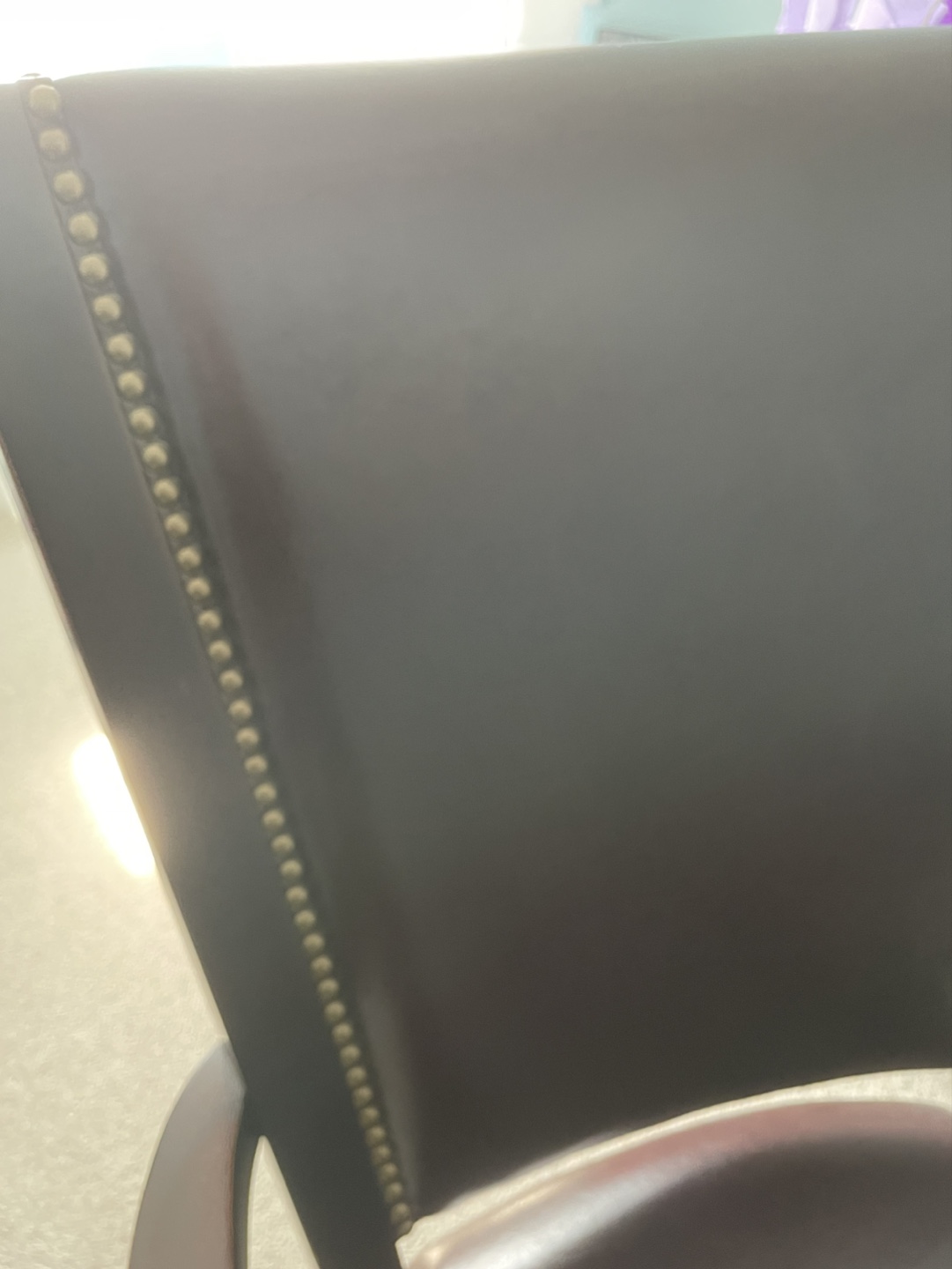 Brown Leather Office Chair - photo 3