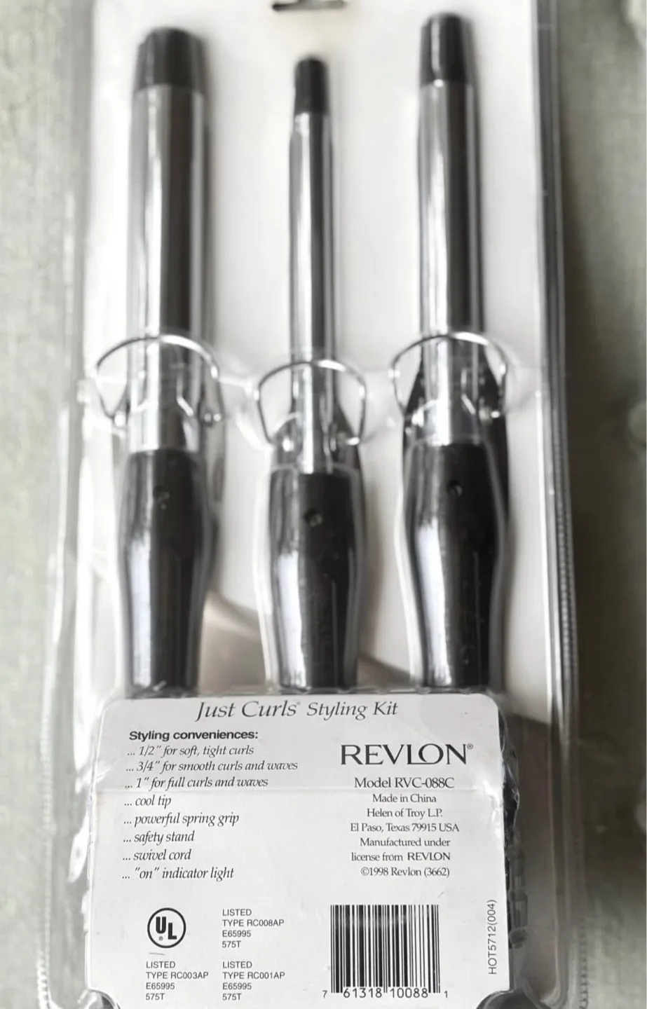 Revlon Curling Iron Set Set of 3 image indicator(3)