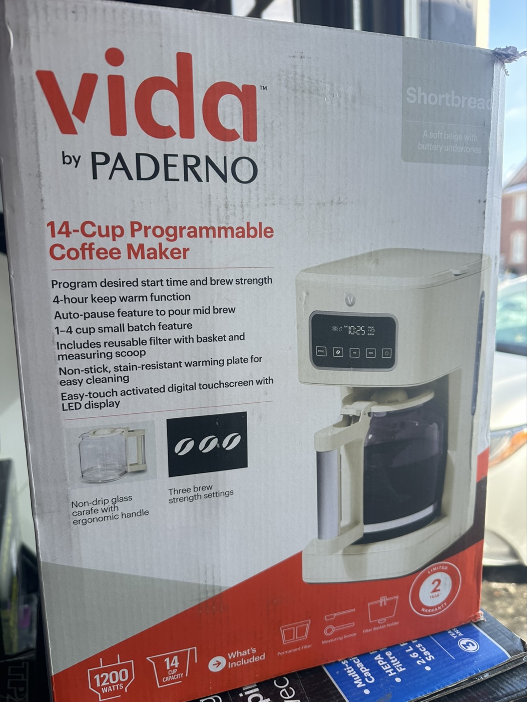 Paderno Vida 14-Cup Programmable Coffee Maker - New in Box - photo 2
