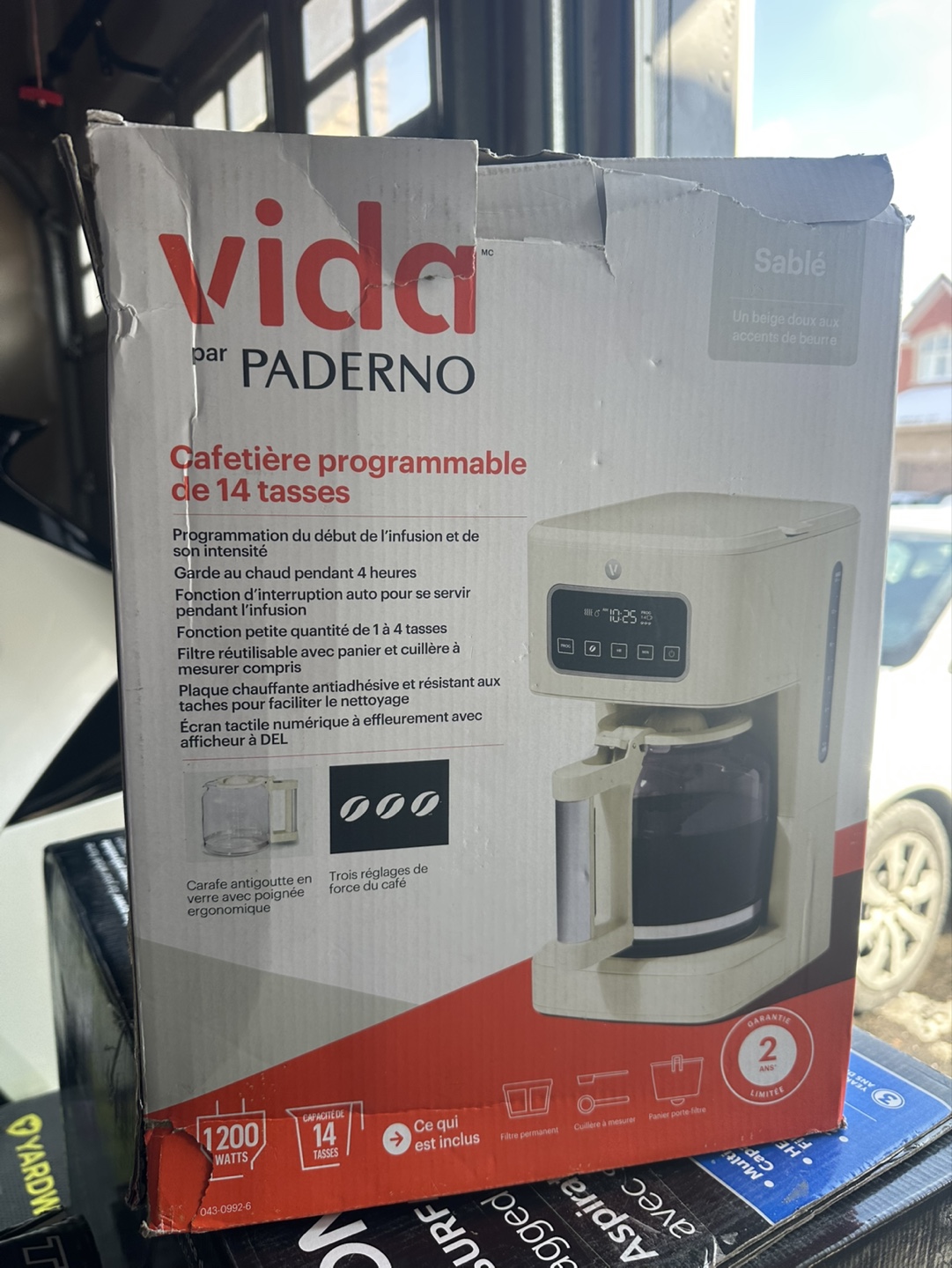 Paderno Vida 14-Cup Programmable Coffee Maker - New in Box - photo 3