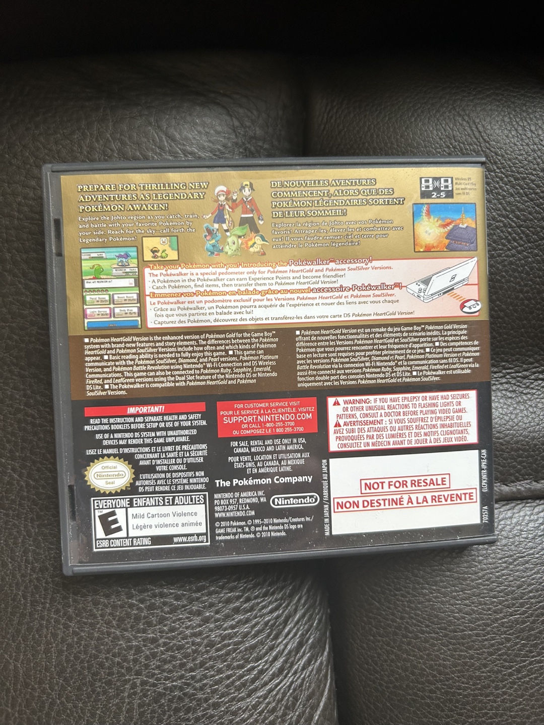 Authentic Pokemon Heartgold Version - photo 3