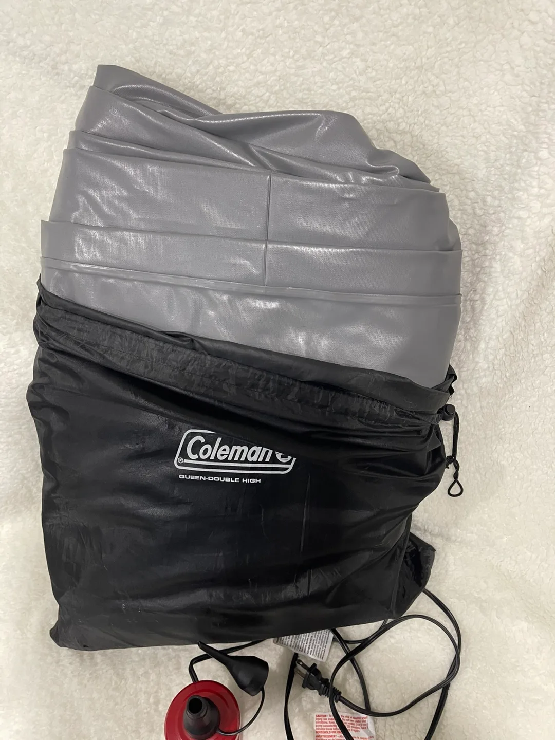 💚 Coleman Queen Air Mattress with 120V Pump image indicator(6)