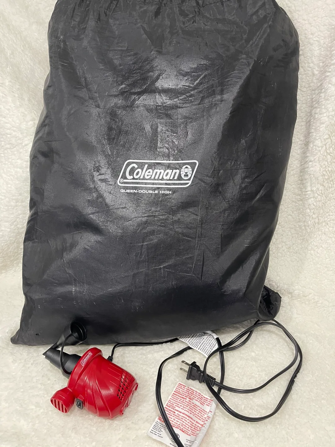 💚 Coleman Queen Air Mattress with 120V Pump image indicator(2)