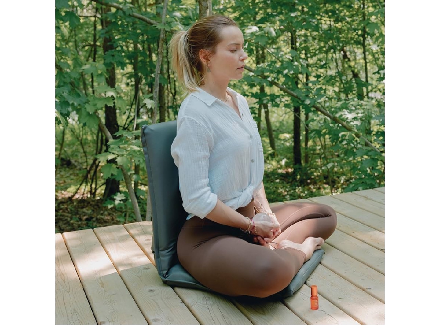 New B, Halfmoon premium vegan leather meditation seat - photo 2