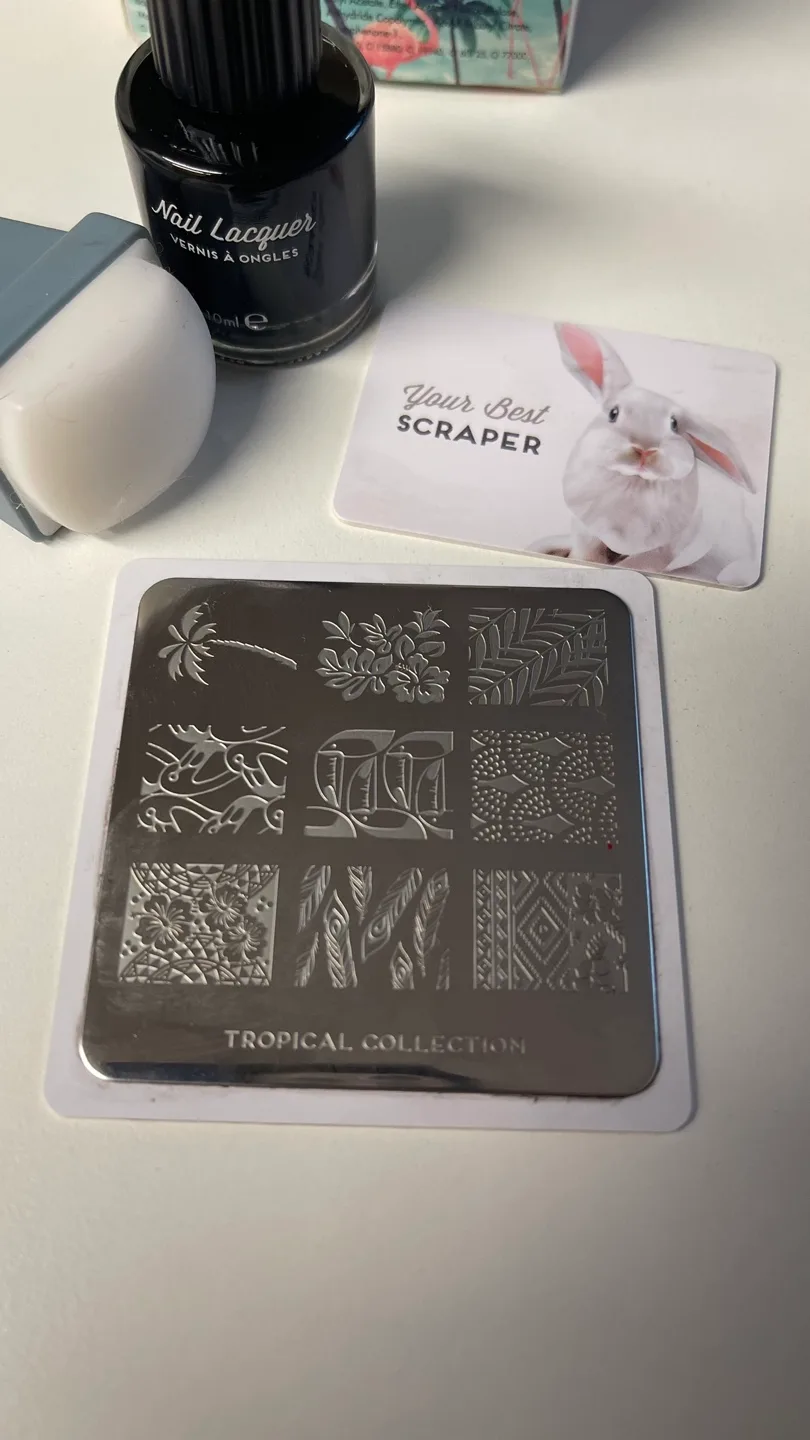 Moyou London Mini Nail Art Stamping Kit - Tropical Collection image indicator(4)