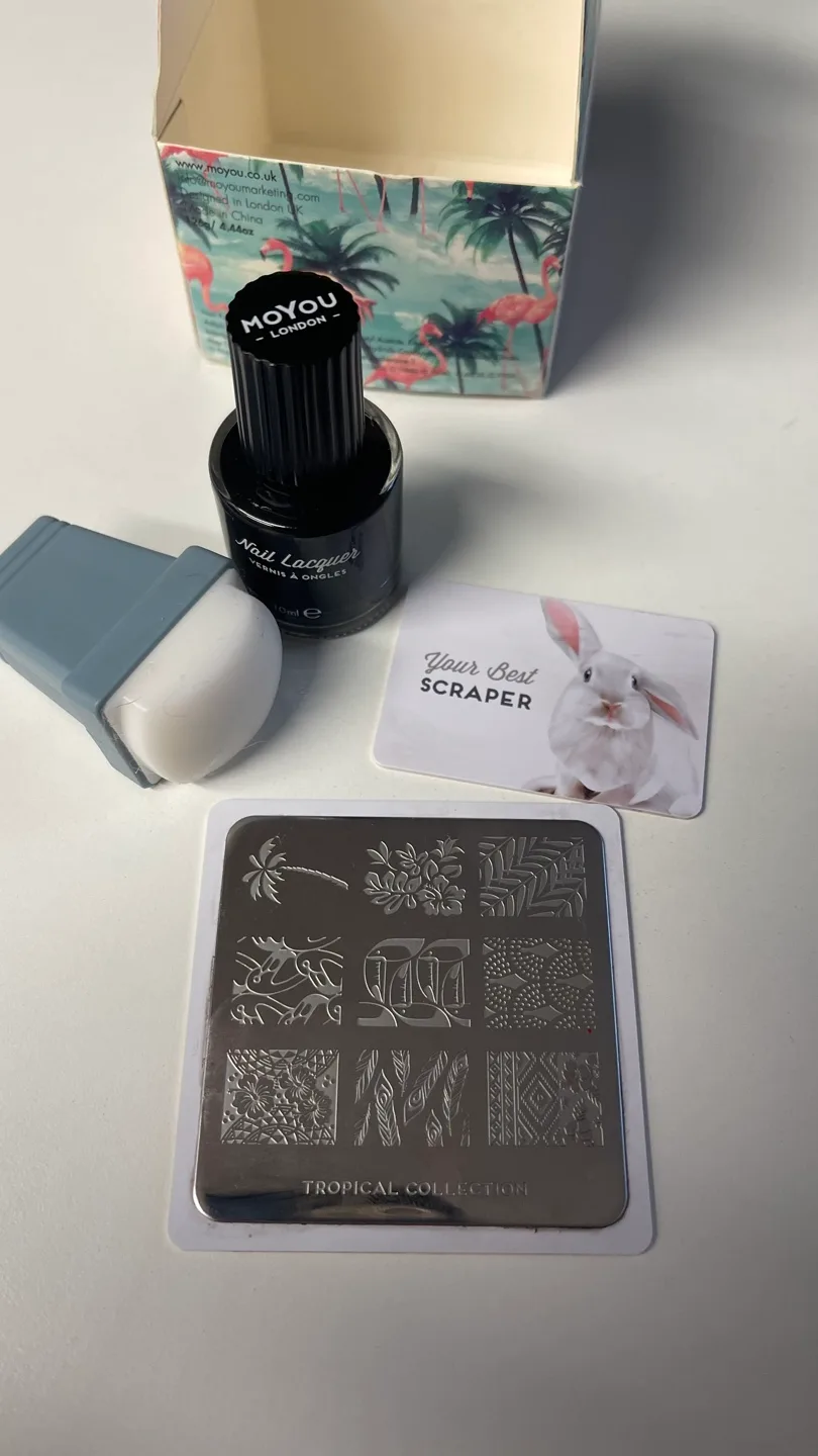 Moyou London Mini Nail Art Stamping Kit - Tropical Collection image indicator(3)