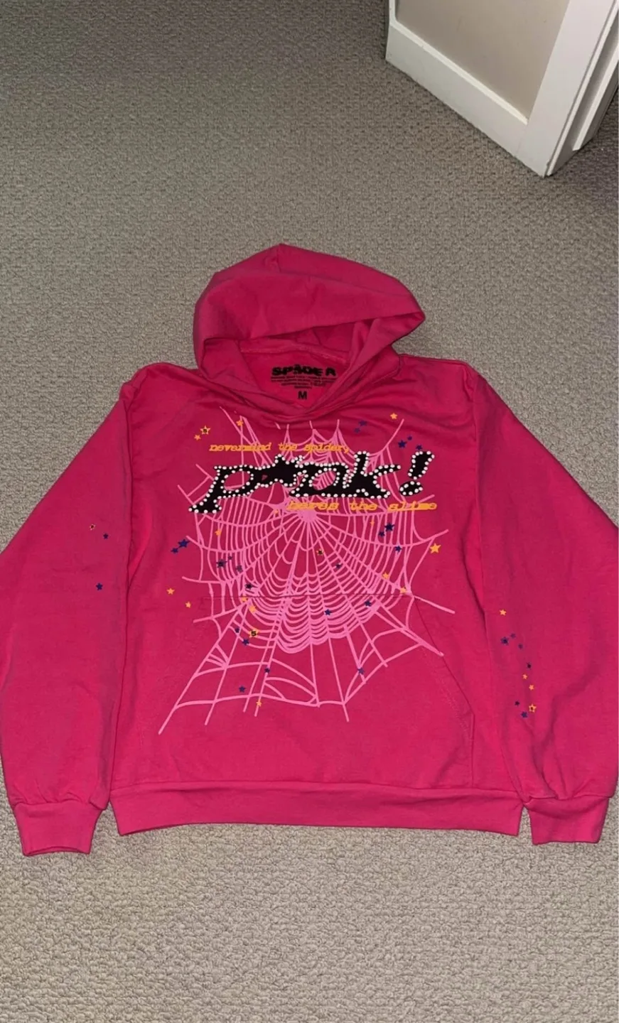 ‼️COTTON‼️Sp5der Hoodie Size M thumbnail