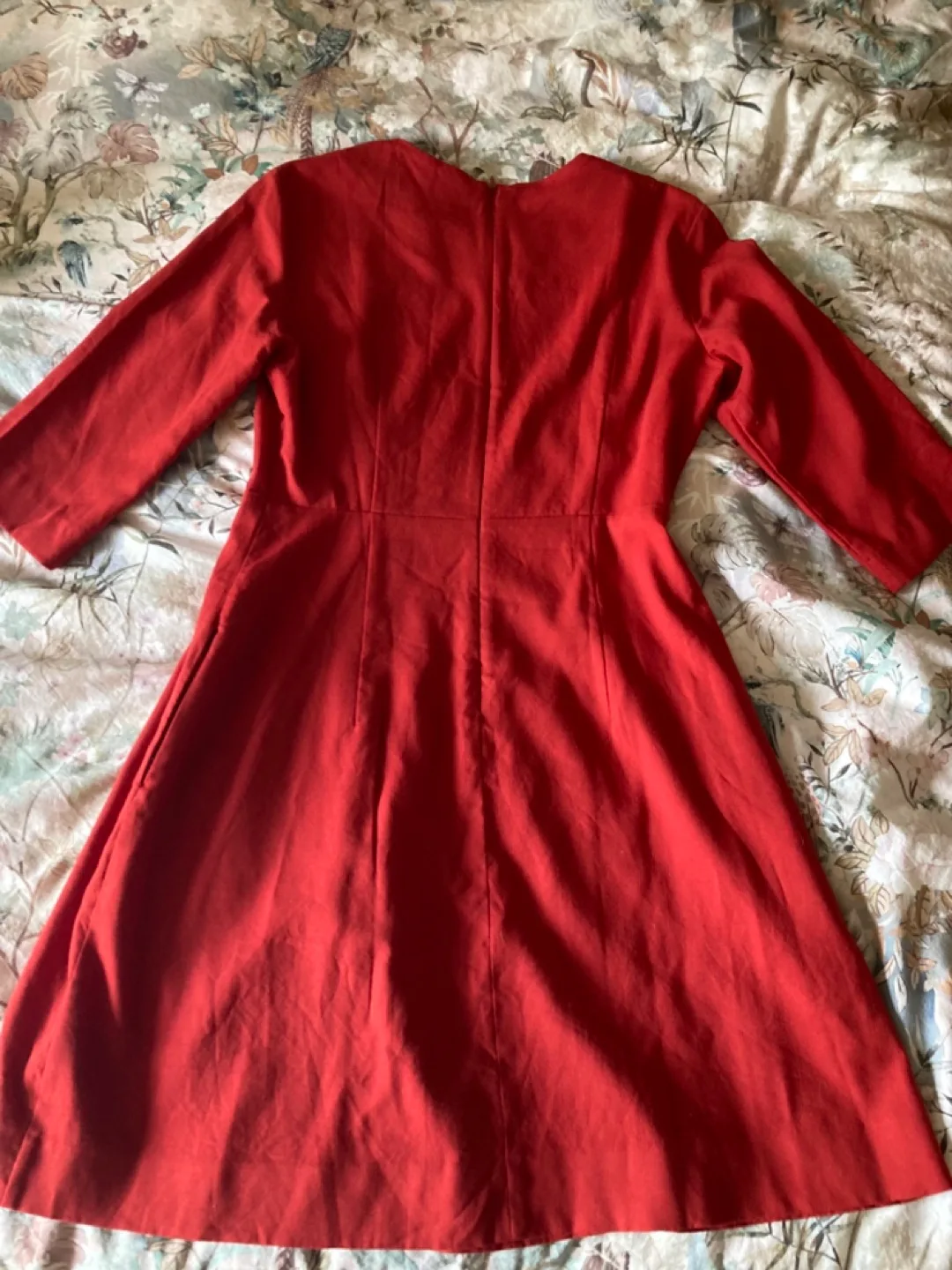 ❤️COS Red A-line Dress Size 8 image indicator(3)