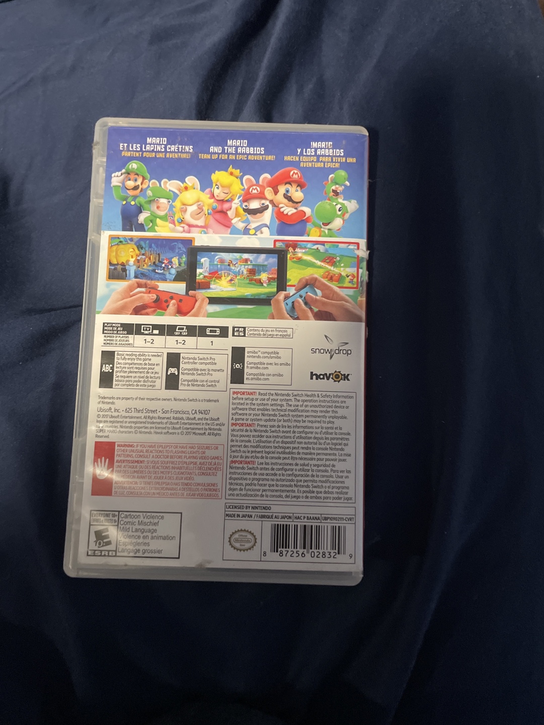 Mario + Rabbids Kingdom Battle Nintendo Switch Game - photo 2