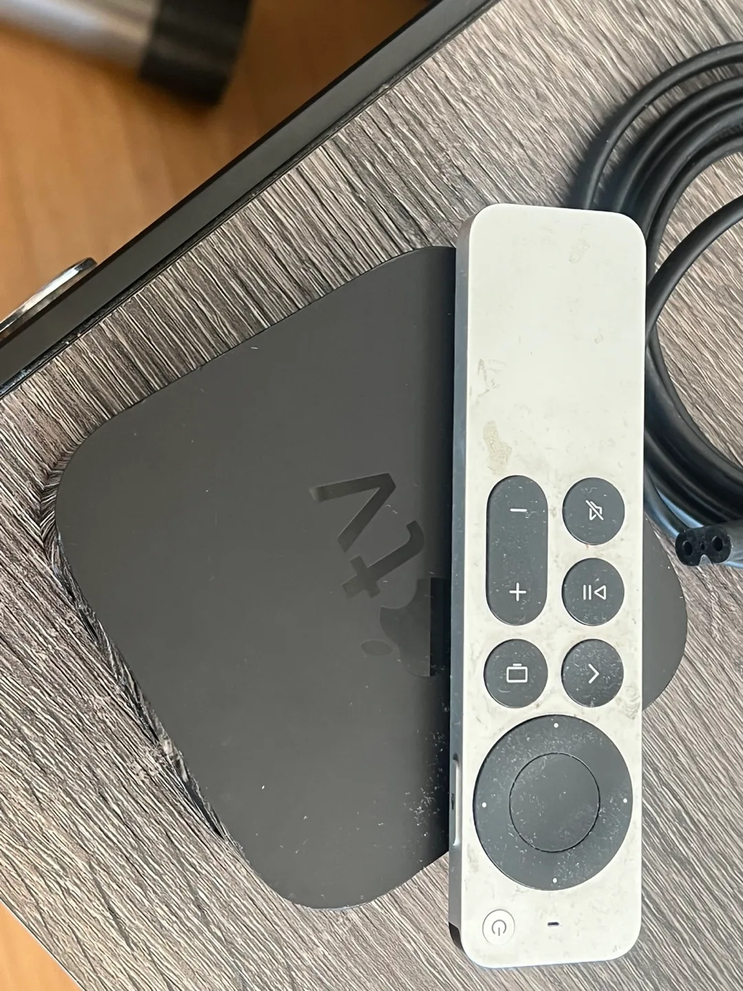 Apple TV (2 Units) with Remotes and Power Cable image indicator(4)