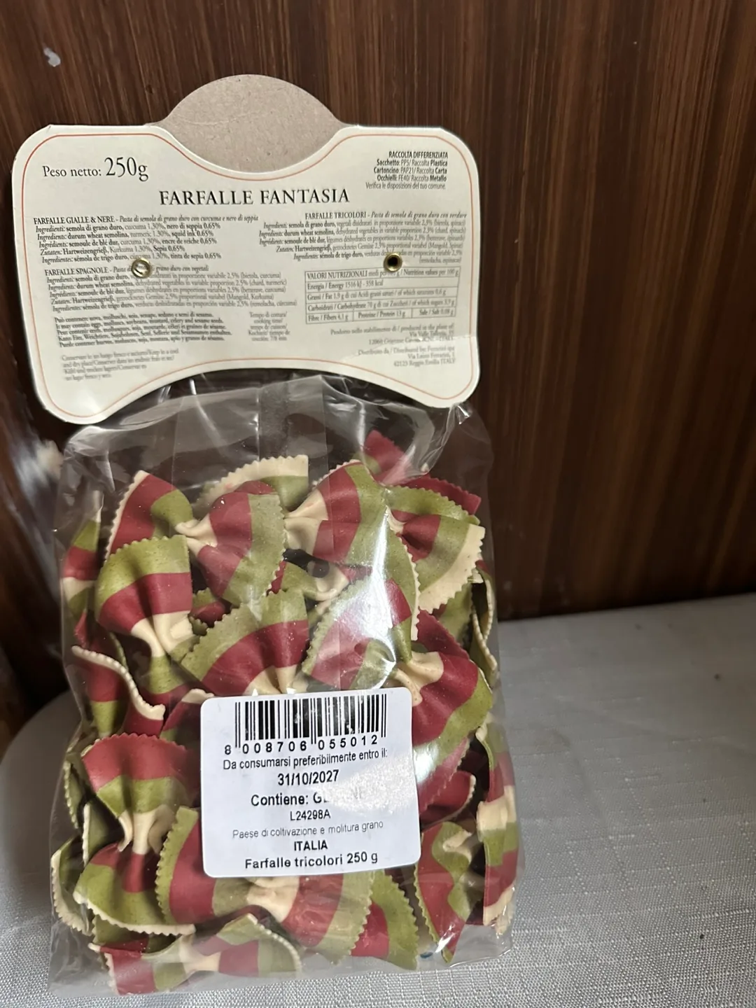 Emporio Gourmet Farfalle Fantasia Pasta -250g image indicator(2)