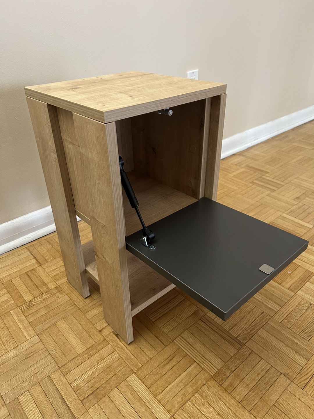 Modern Nightstand with Drop-Down Door - photo 3