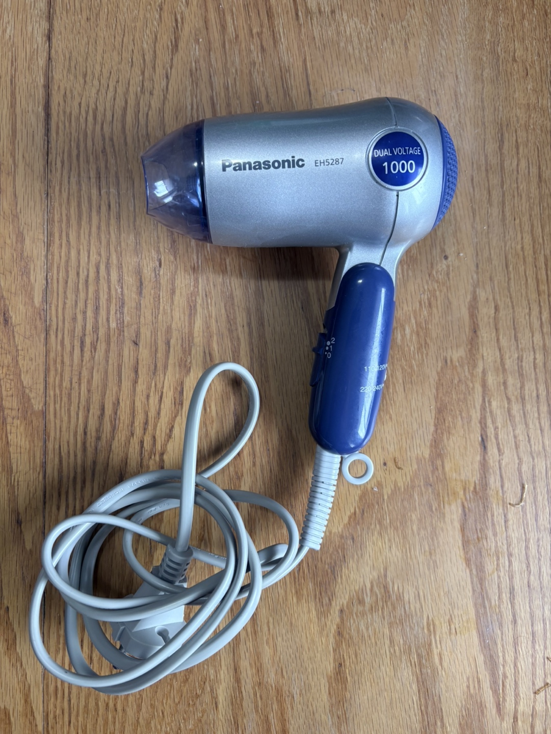 Panasonic EH5287 Travel Hair Dryer - Dual Voltage 1000W - photo 2