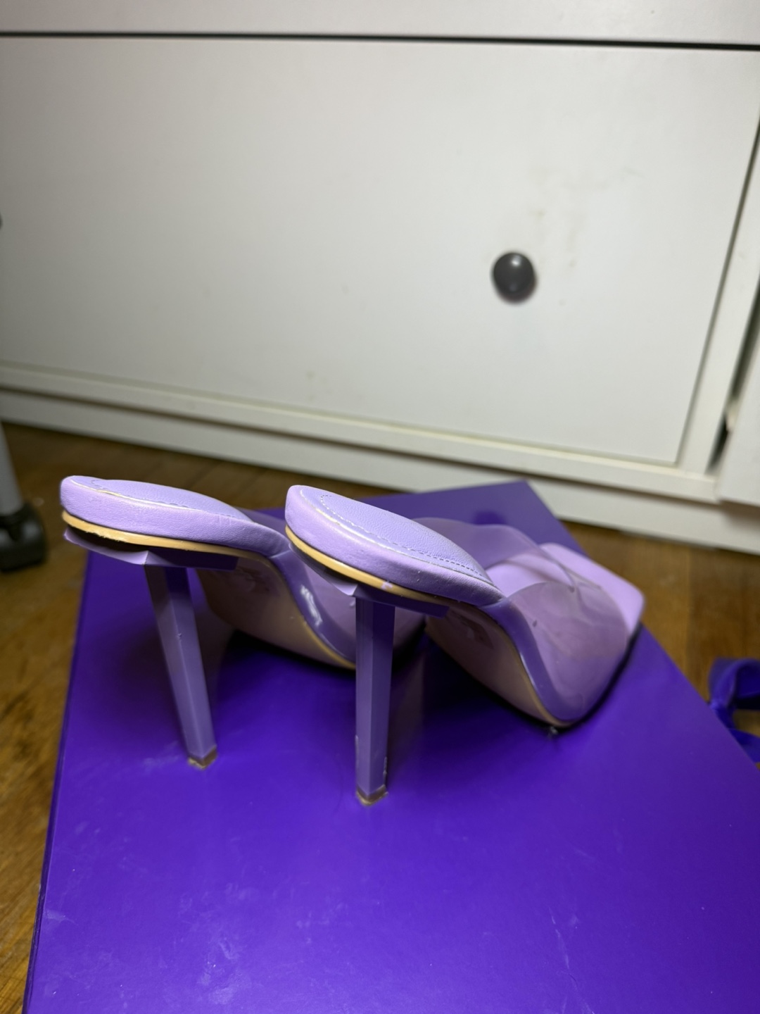Lavender Purple Clear  Heels - photo 3