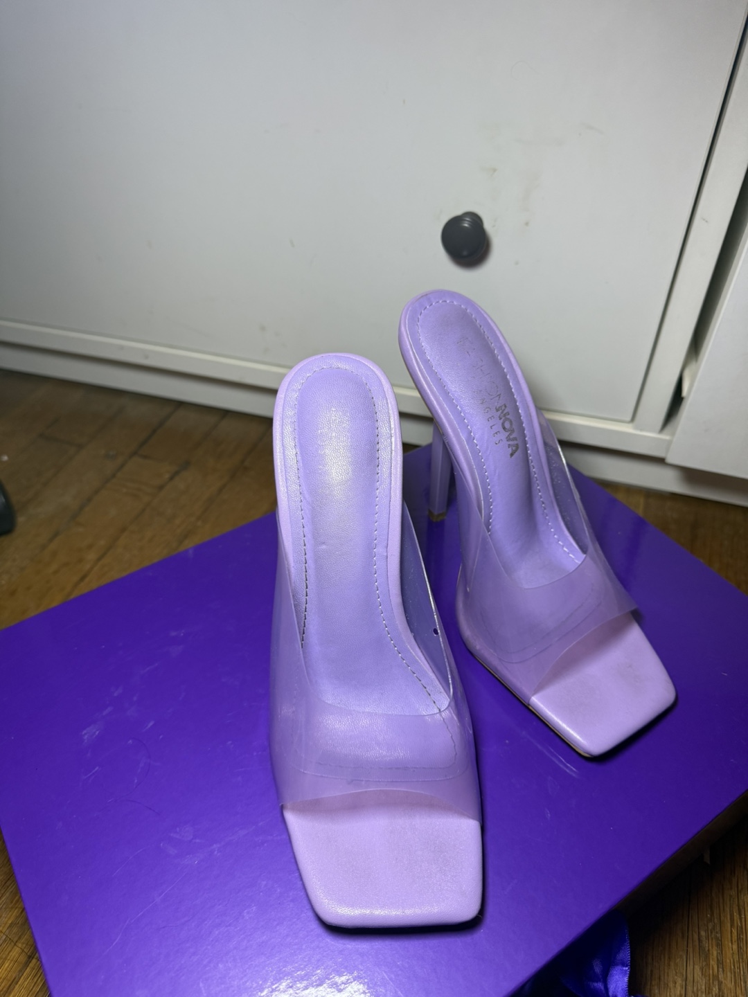 Lavender Purple Clear  Heels - photo 2
