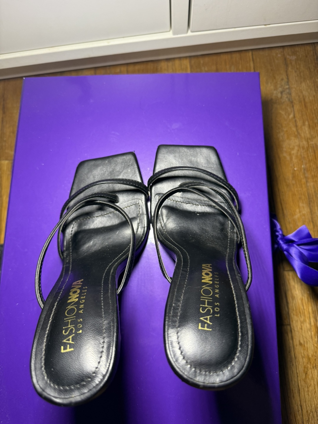 Fashion Nova Black Beaded Heels - photo 2