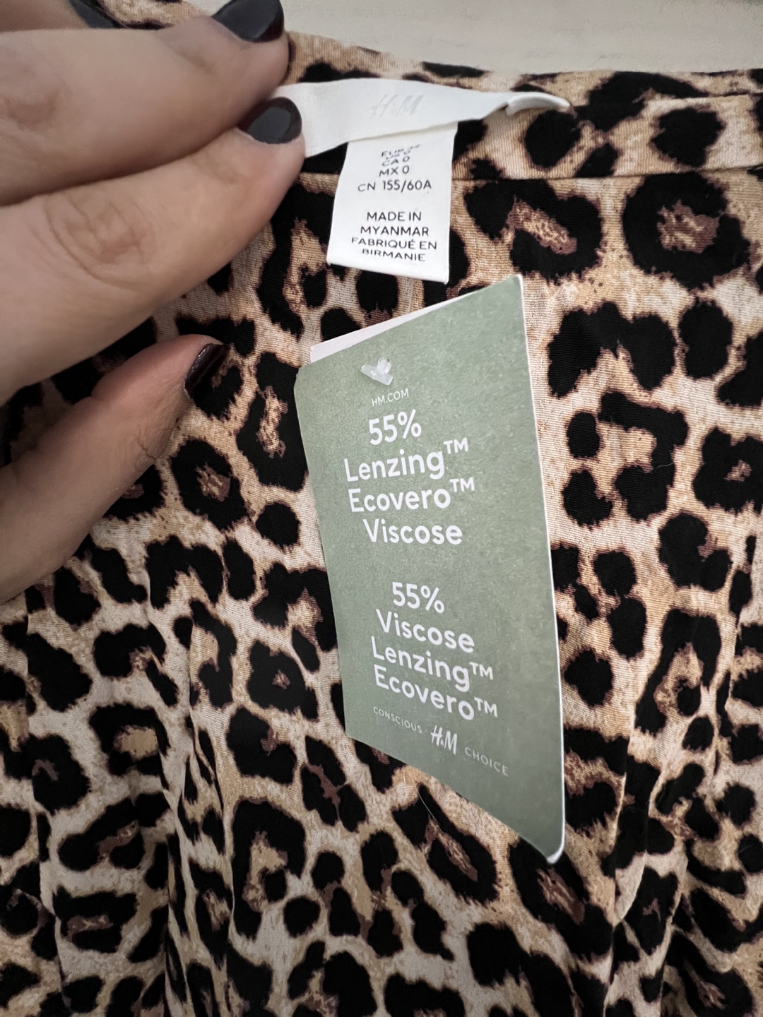 H&M Leopard Print Midi Skirt - photo 3