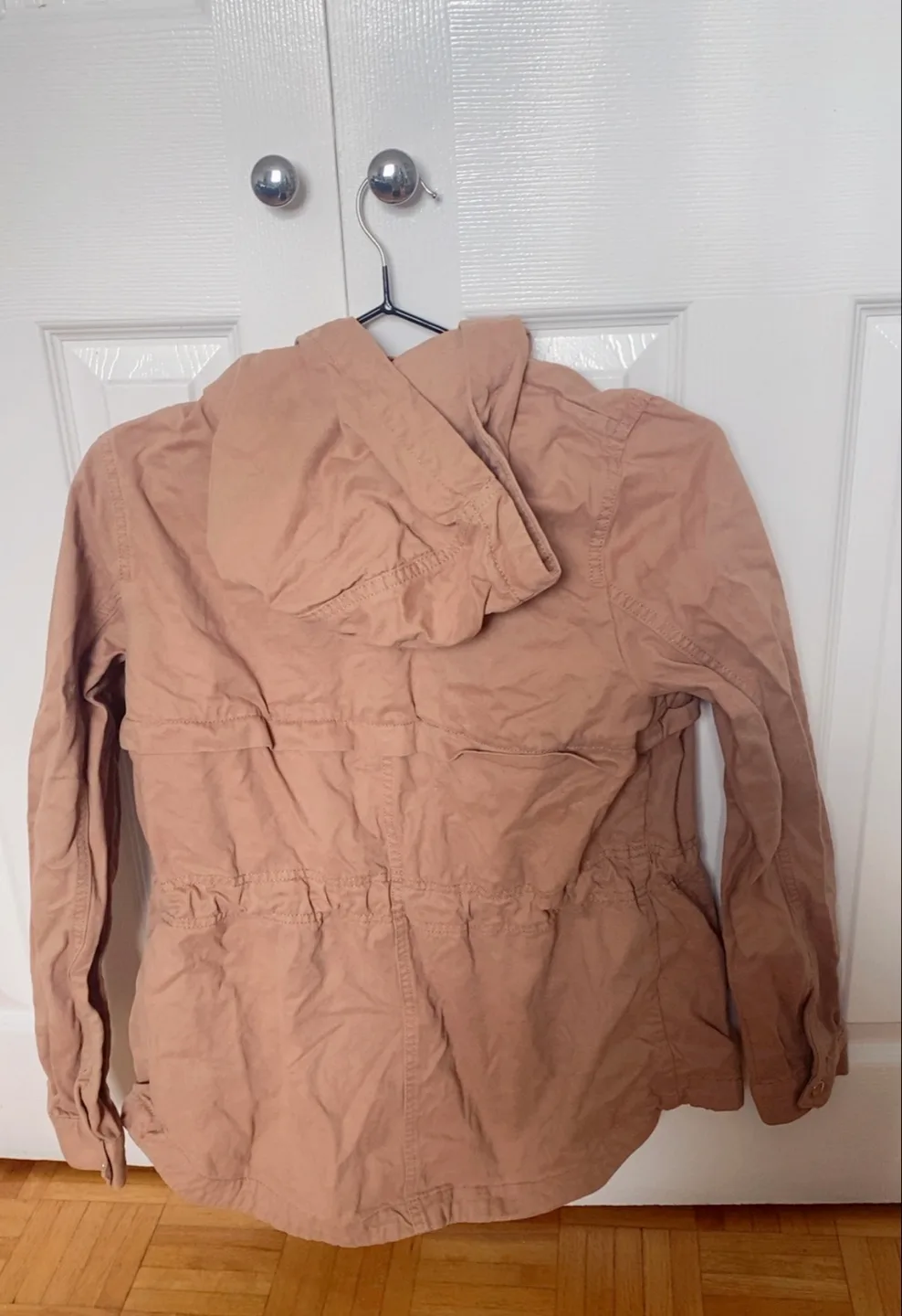 H&M light brown Utility Jacket Size 4 image indicator(3)