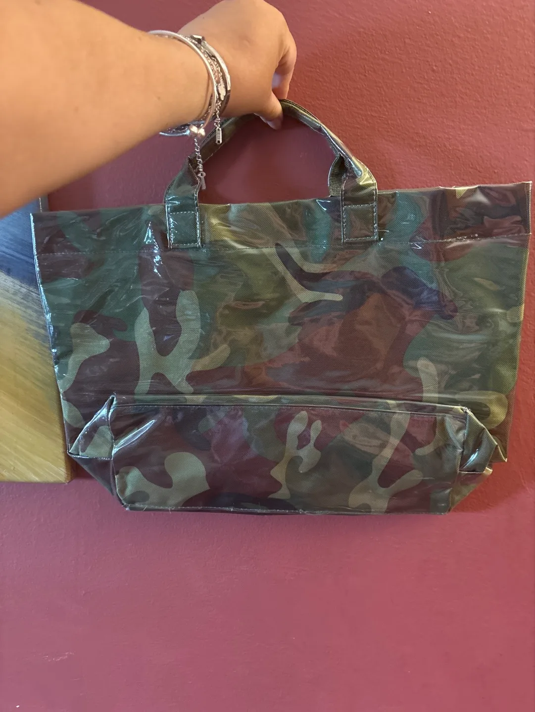 Tik Tok Famous Camouflage Tote Bag New image indicator(2)