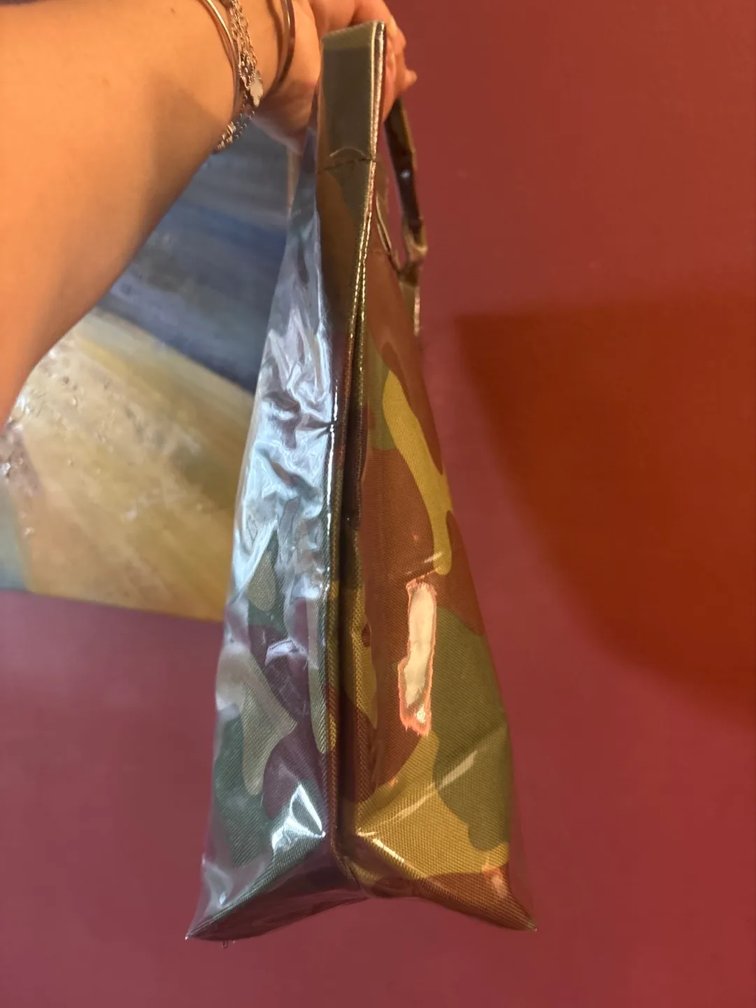 Tik Tok Famous Camouflage Tote Bag New image indicator(4)