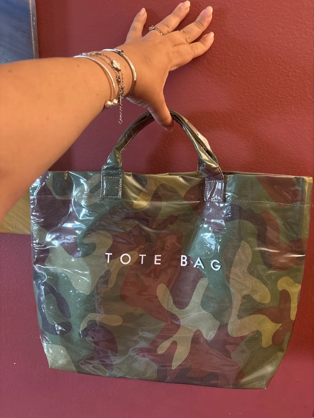 Tik Tok Famous Camouflage Tote Bag New image indicator(6)