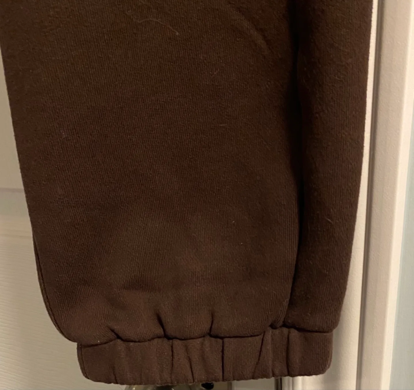 Lululemon Dark Brown Fleece Joggers image indicator(4)
