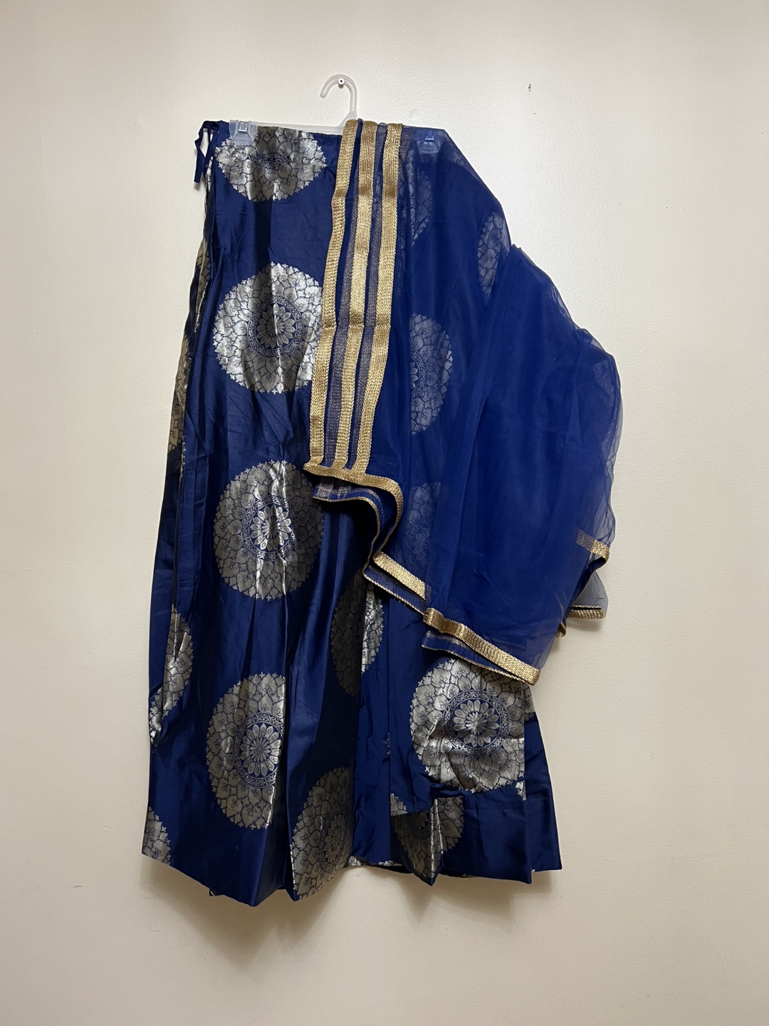 Navy Blue and Gold Lehenga Choli - photo 3