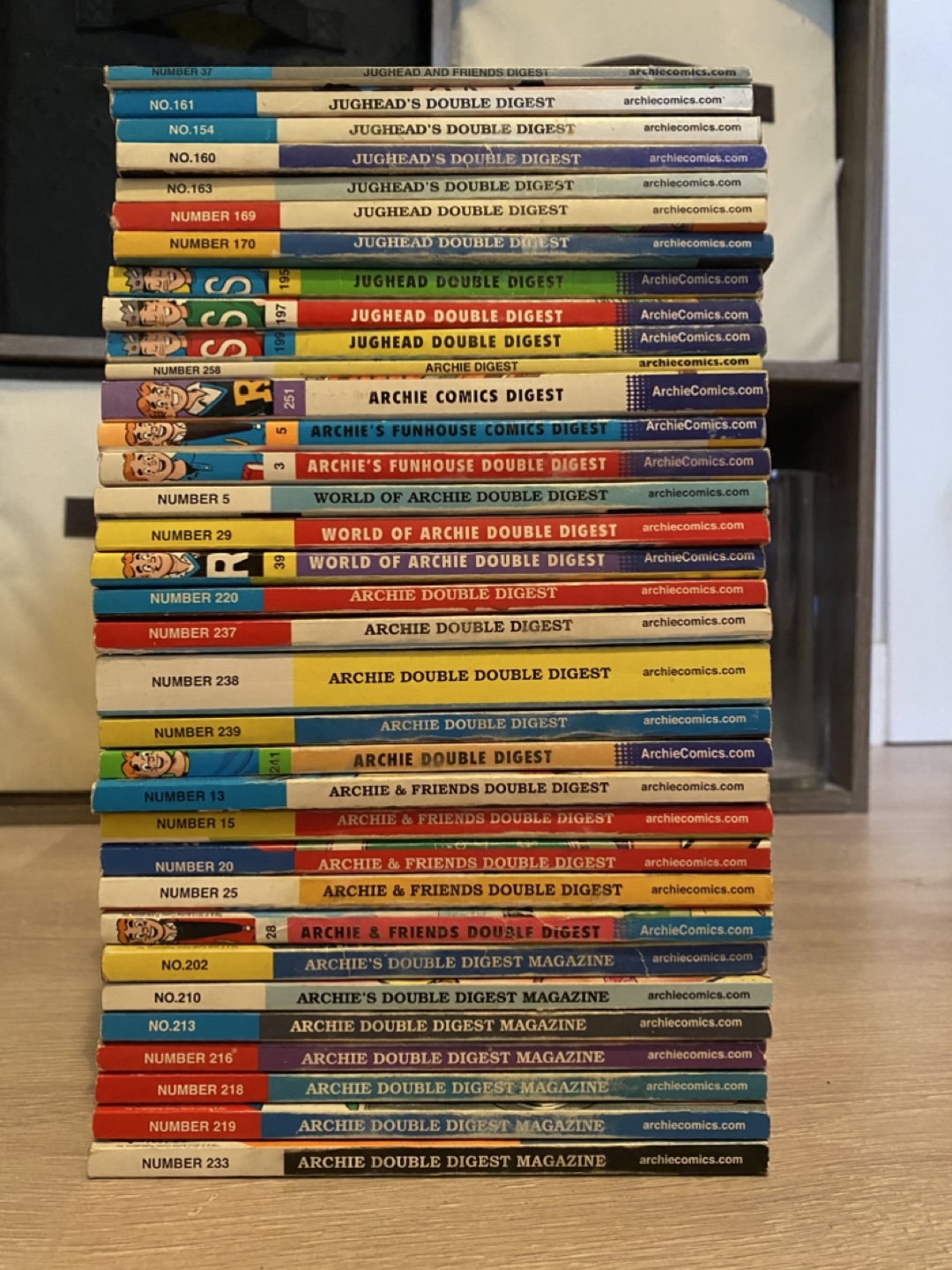 Large Collection of Archie Comics Digests and Double Digests