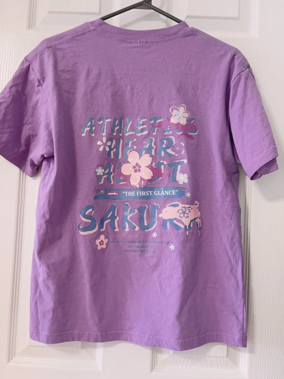 Lavender Graphic Tee - The First Glance image indicator(3)