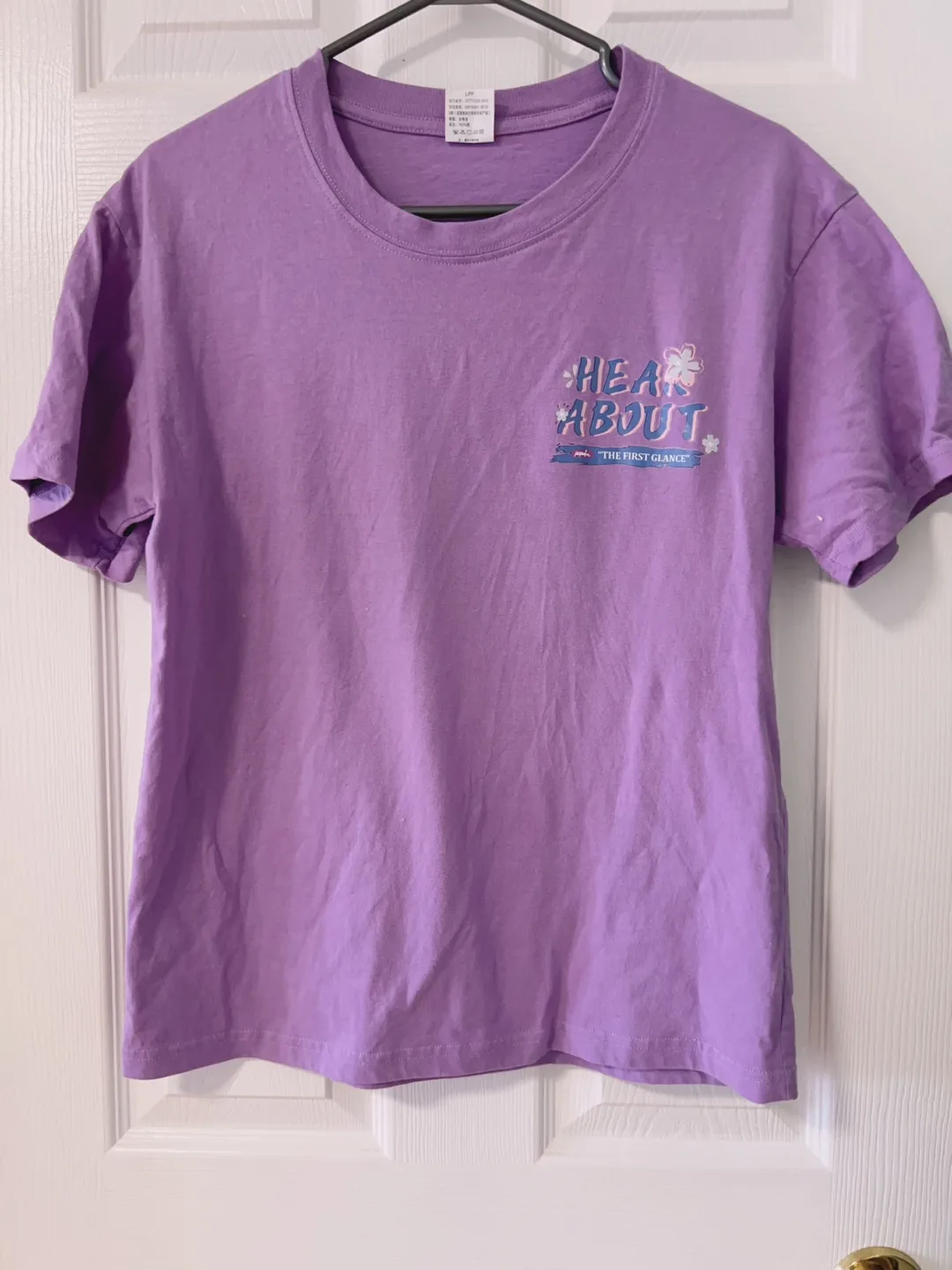 Lavender Graphic Tee - The First Glance image indicator(2)