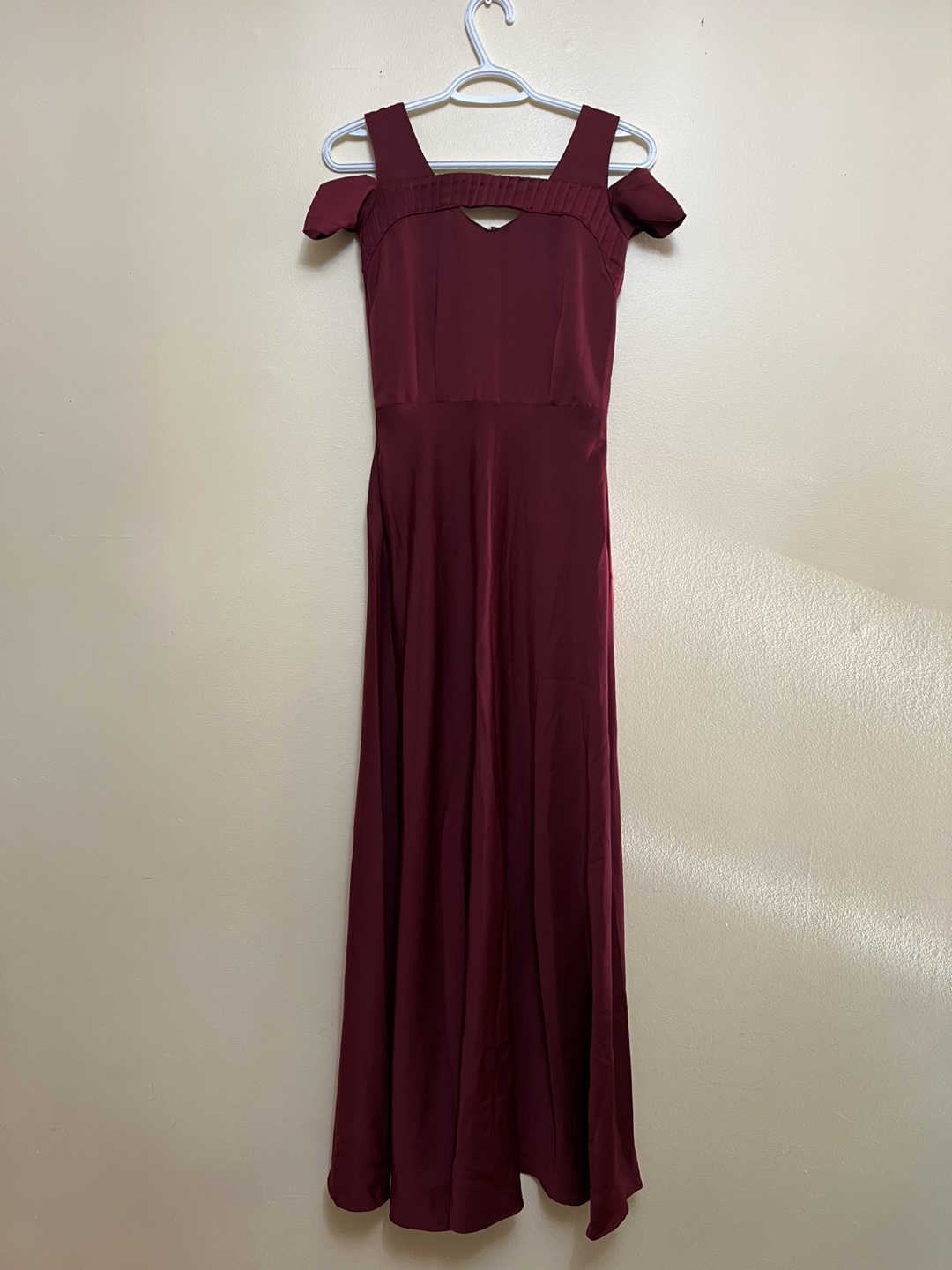Elegant Navy Blue Lace Maxi Dress & Burgundy Maxi Dress - photo 4